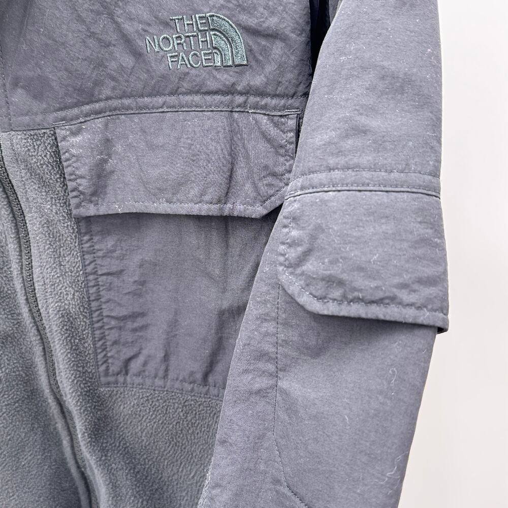 The‎ North Face Fleece Jacket Mens Large Gray Full Zip Outdoor Hiking Softshell - Picture 6 of 9